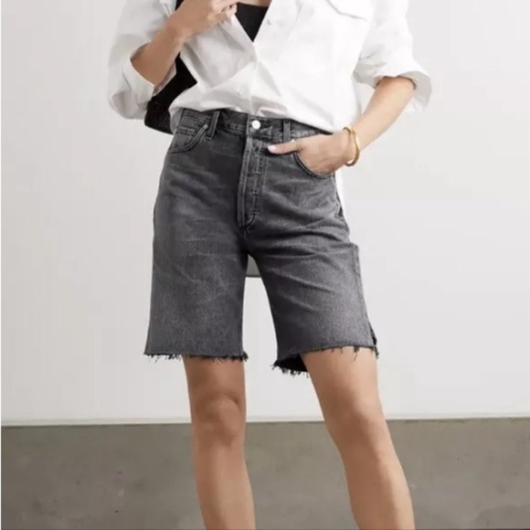 CITIZENS OF HUMANITY NWT Camilla Dark Gray Shorts 25 - Picture 1 of 8